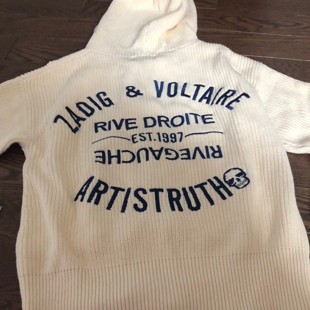 Zadig and Voltaire hooded cardigan small